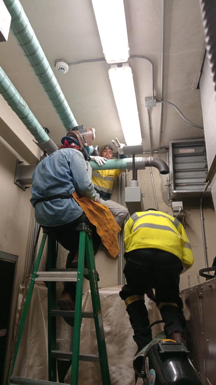 Sistema de detección en planta industrial